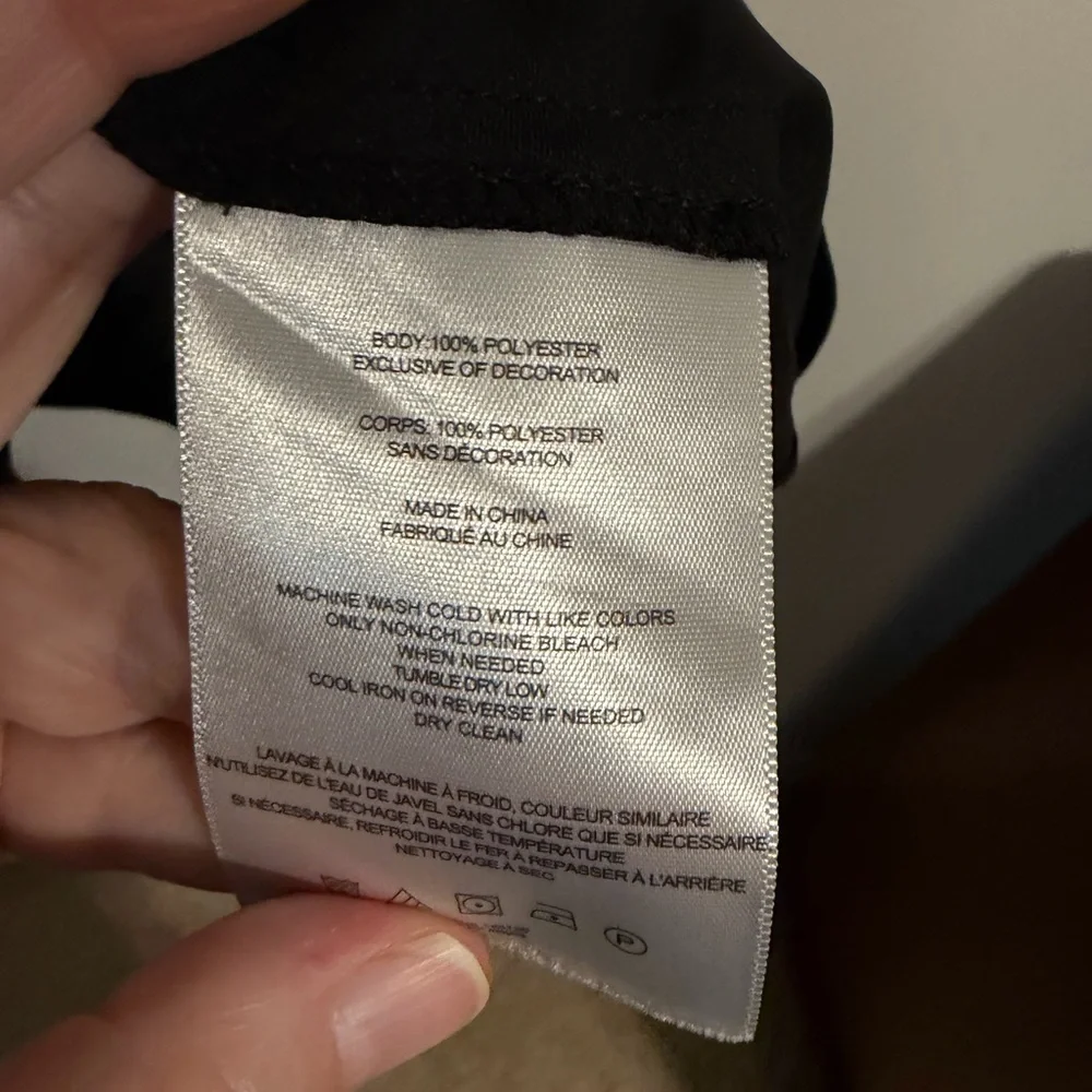 Stella & Dot Tank Top Black V Neck Satin Lace Sleeveless Stretch Womens XL - Picture 10 of 10